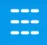Menu icon with three rows of white horizontal lines on a blue square background.
