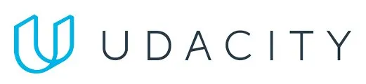 Udacity logo with a turquoise stylized U symbol beside the gray “UDACITY” wordmark.