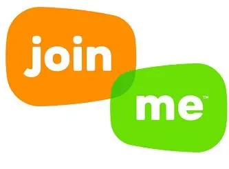 Logo featuring overlapping orange and green rounded rectangles labeled “join” and “me” in white.