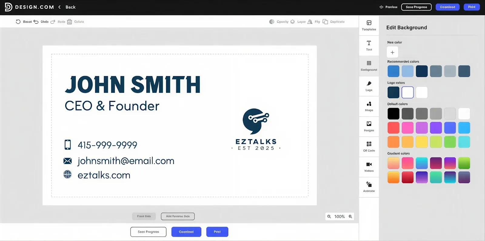 business card