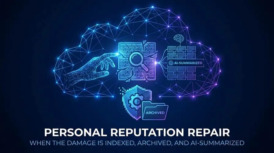Personal Reputation Repair When the Damage Is Indexed, Archived, and AI-Summarized