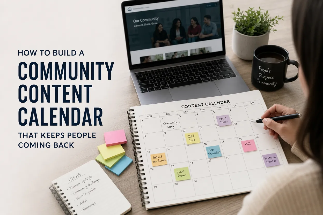 How to Build a Community Content Calendar That Keeps People Coming Back