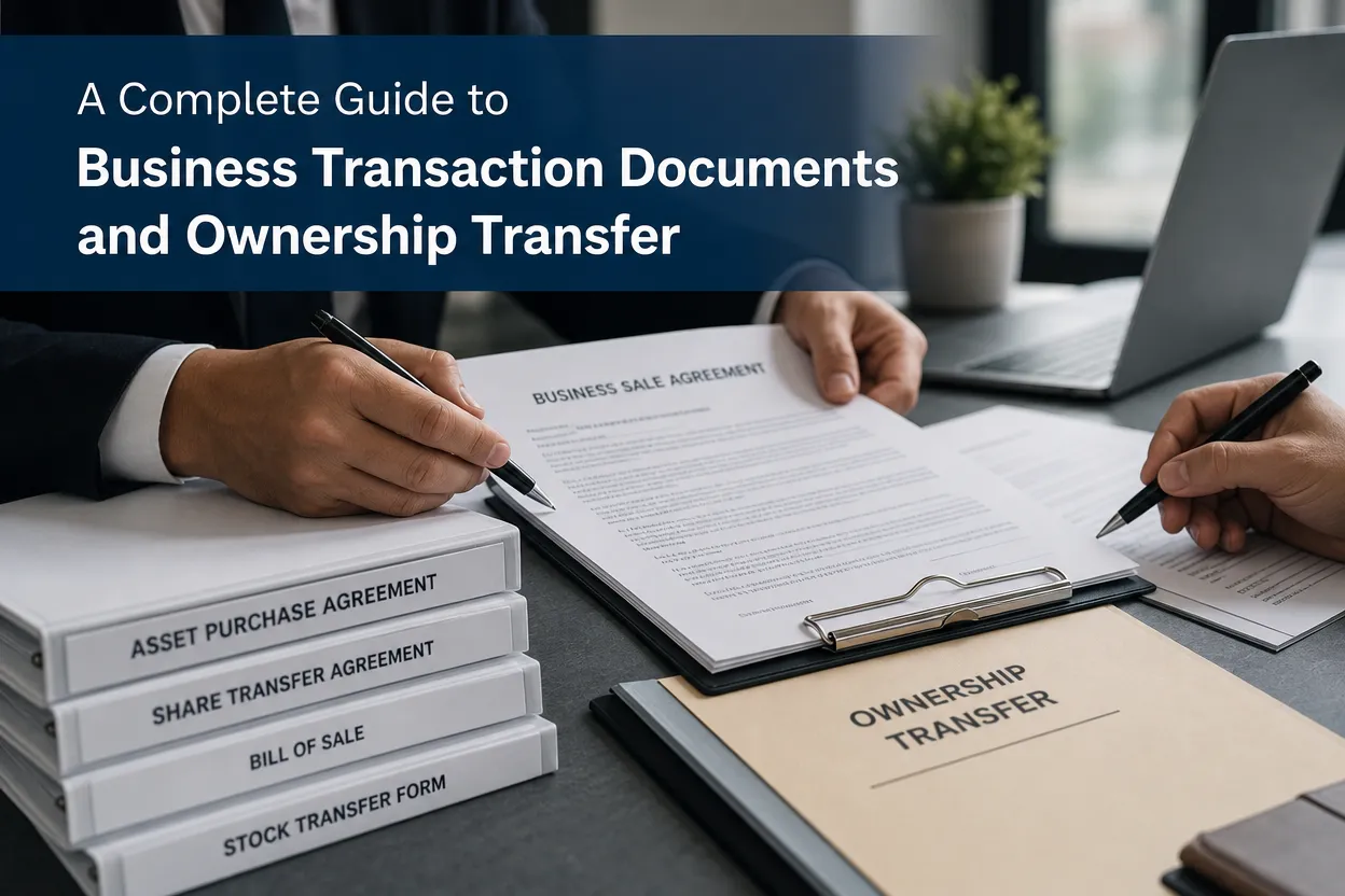A Complete Guide to Business Transaction Documents and Ownership Transfer
