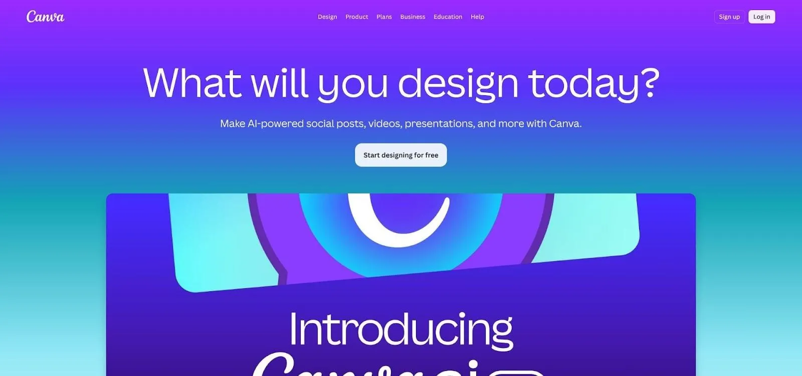 Canva collaborative presentation editor with templates and brand kit.