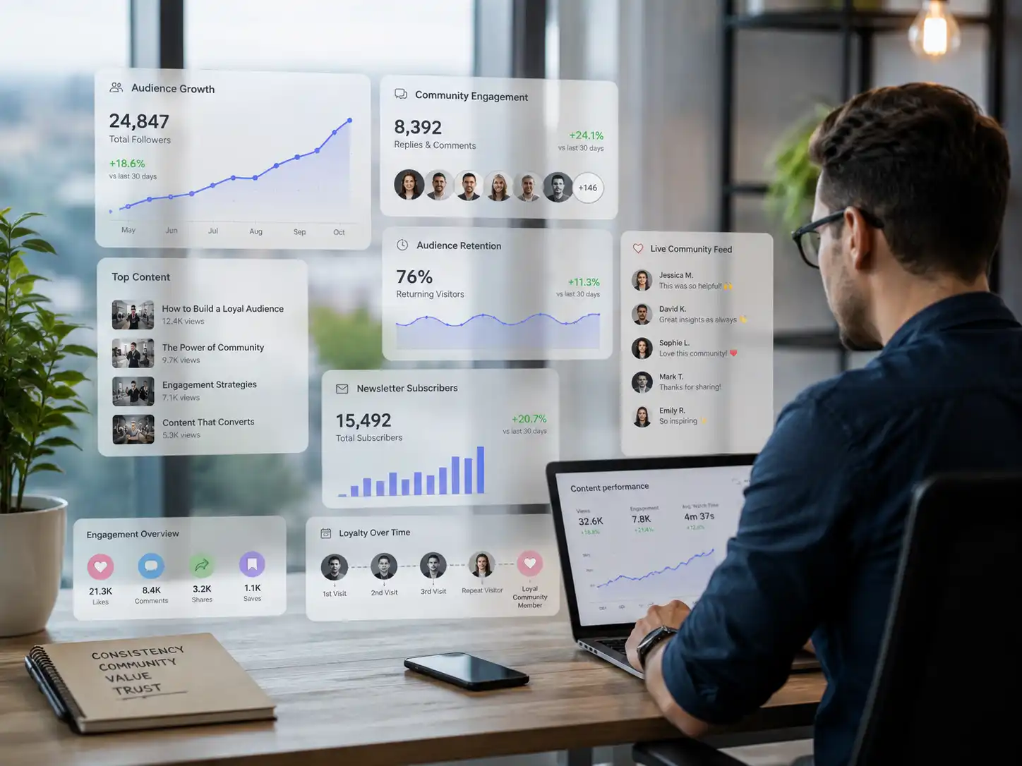 How Digital Platforms Build Loyal Online Audiences