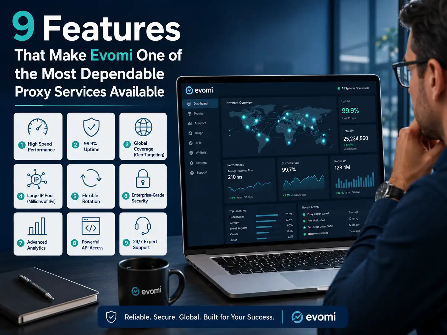9 Features That Make Evomi One of the Most Dependable Proxy Services Available