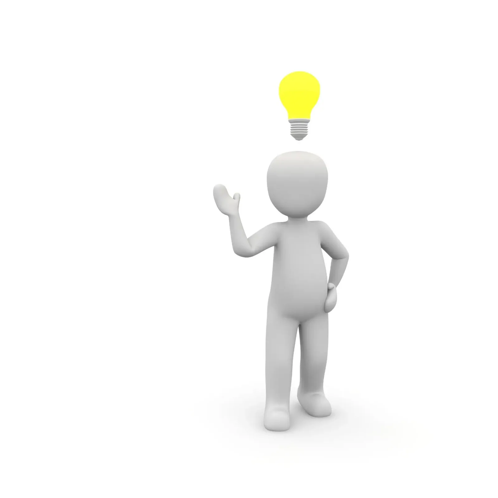 Business innovation concept with a light bulb representing creative ideas and strategic solutions