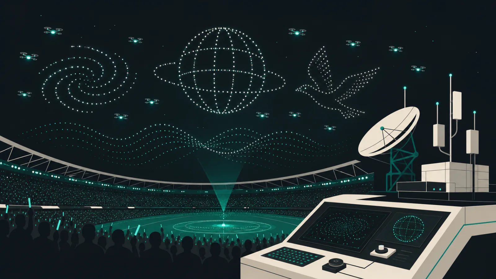 How Drone Light Shows Are Reshaping Large-Scale Event Entertainment